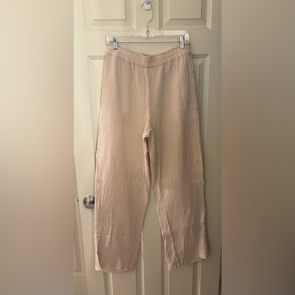Rails Cotton Gauze Leon Pant in Flax, Size L - Picture 6 of 16